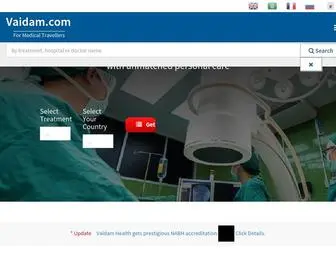 Vaidam.com(Medical Tourism in India) Screenshot