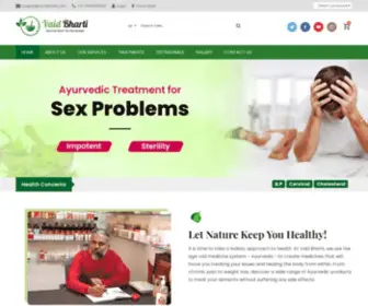 Vaidbharti.com(Ayurved Amrit Hai Ise Apnaye) Screenshot