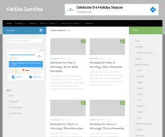 Vaidikasamhita.com Screenshot