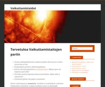 Vaikuttamistaidot.fi(Aloitussivu) Screenshot