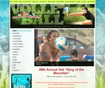 Vaildoubles.com(Vail Doubles Volleyball) Screenshot