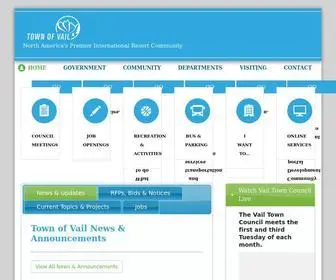 Vailgov.com(Vail, CO) Screenshot