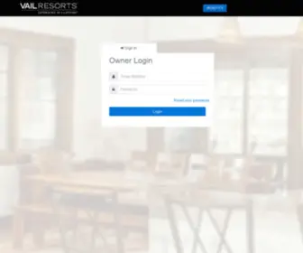 Vailresortshomeowners.com(Resort Collection Rental Owners Portal) Screenshot