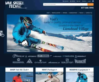 Vailskitech.com(Vail Ski Rentals. Vail Ski Tech) Screenshot