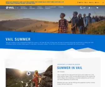 Vailsummer.com(Vail Summer) Screenshot