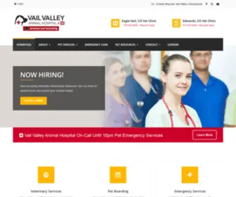 Vailvalleyanimalhospital.com(Vail Valley Animal Hospital) Screenshot