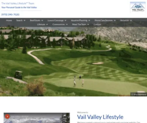 Vailvalleylifestyle.com(Vail Real Estate And Luxury Concierge Services) Screenshot