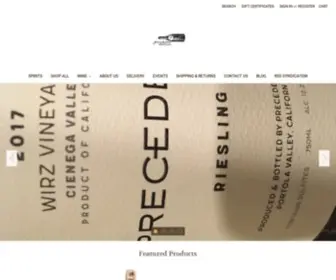 Vailwine.com(Grappa Fine Wines & Spirits) Screenshot