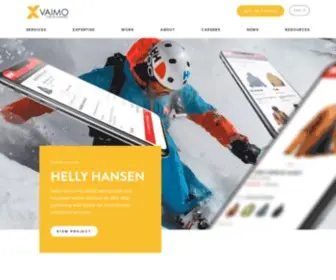 Vaimo.com(Experts in Digital Commerce and Experience) Screenshot