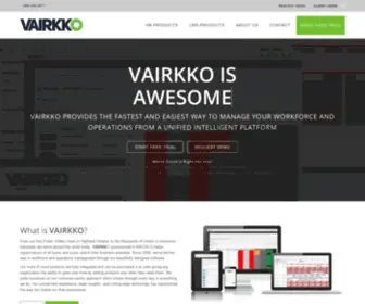 Vairkko.com(Workforce & Operations Management Software) Screenshot