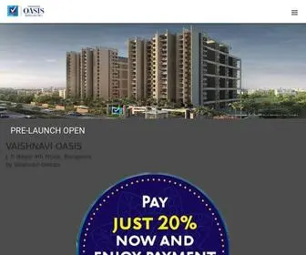 Vaishnavi-Oasis.com(Pre-Launching Vaishnavi Oasis J) Screenshot