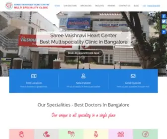 Vaishnaviheartcentre.com(Best Doctors in Bangalore) Screenshot