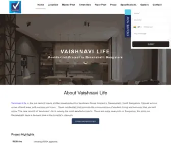 Vaishnavilife.org.in(Vaishnavi Life) Screenshot