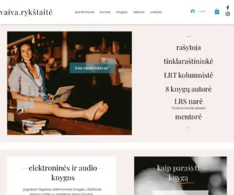 Vaivarykstaite.com(Vaiva Rykštaitė) Screenshot