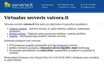 Vaivora.lt(Virtualus serveris) Screenshot