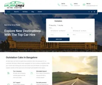 Vajracabs.com(Best Price Outstation Cabs in Bangalore) Screenshot