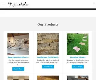 Vajrashila.co.in(Manufacturer exporter Supplier of Sandstone Tiles in India) Screenshot