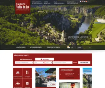 Vakantie-Cahors.nl(Kom en ontdek de Lot Vallei en zijn trekpleisters) Screenshot