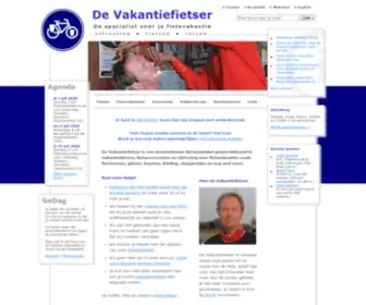 Vakantiefietser.nl(De Vakantiefietser) Screenshot