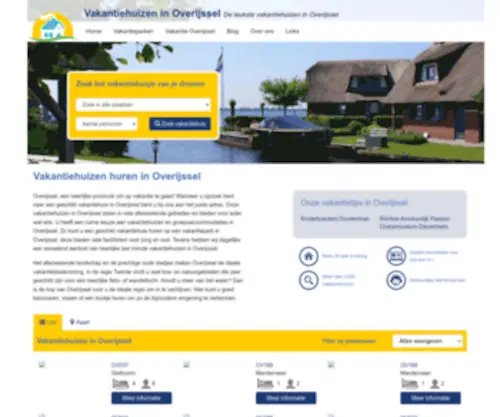 Vakantiehuizenoverijssel.com(Vakantiehuizen Overijssel) Screenshot