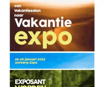 Vakantiesalon-Antwerpen.be(Vakantie Expo) Screenshot