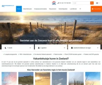 Vakantiezeeland.com(Vakantie Zeeland) Screenshot