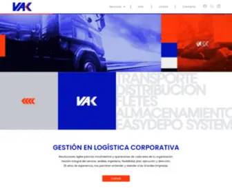 Vak.com.ar(Servicio para empresas de fletes corporativos) Screenshot