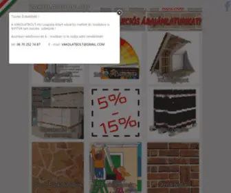 Vakolatbolt.hu(Tégla) Screenshot