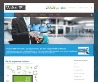 Vaks.pl(Enova365 Autoryzowany Partner. Sprzedaż) Screenshot