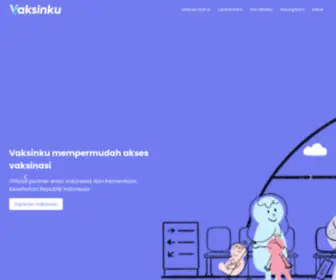 Vaksinku.id(Vaksinku Website) Screenshot