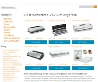 Vakuumiergeraet.net(Vakuumiergerät) Screenshot