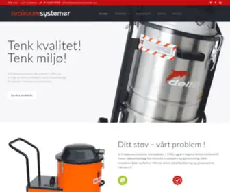 Vakuumsystemer.no(Ditt støv) Screenshot