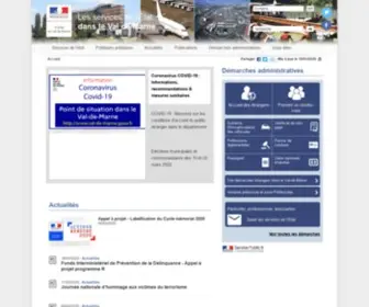 Val-DE-Marne.gouv.fr(ActualitÃ©s) Screenshot
