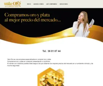 Val-Oro.com(Compra Venta de Oro en México) Screenshot