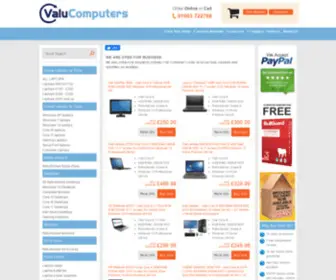 Val-U-Computers.co.uk(Cheap laptops from £99) Screenshot