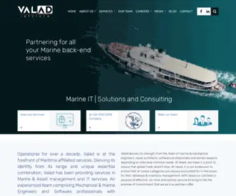 Valadinfotech.com(Valad Infotech) Screenshot