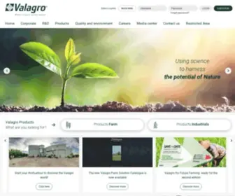 Valagro.com(Valagro, biostimulants and specialty nutrients for plant nutrition and care) Screenshot