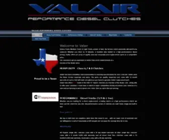 Valairinc.com(Valair Performance Series Clutches) Screenshot