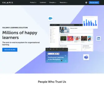 Valamis.com(The Only Learning Platform You Need) Screenshot