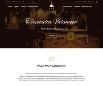 Valamo.fi(Valamon luostari) Screenshot