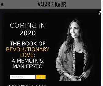 Valariekaur.com(Valarie Kaur) Screenshot