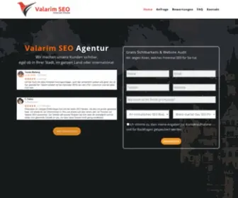 Valarimseo.com(Valarim SEO Agentur) Screenshot