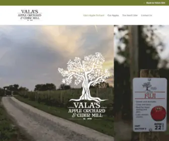 Valasappleorchard.com(Valas Apple Orchard & Cider Mill) Screenshot