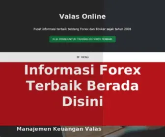 Valasonline.com(Valas Online) Screenshot
