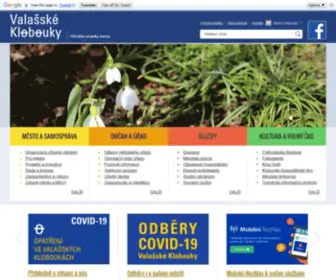 Valasskeklobouky.cz(Valašské Klobouky: Město (Titulní stránka)) Screenshot
