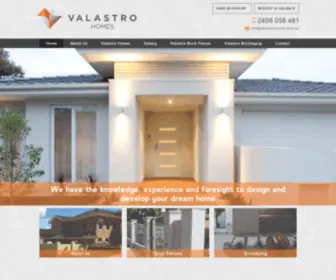 Valastrohomes.com.au(Valastro Homes) Screenshot