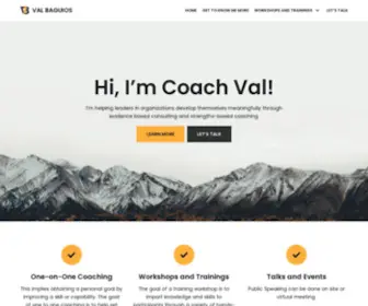 Valbaguios.com(Coach Val) Screenshot