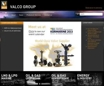 Valcogroup.no(Valco Group) Screenshot