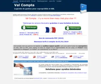 Valcompta.net(Copropriété) Screenshot