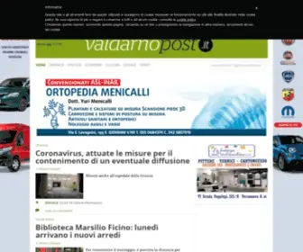 Valdarnopost.it(Notizie Valdarno) Screenshot